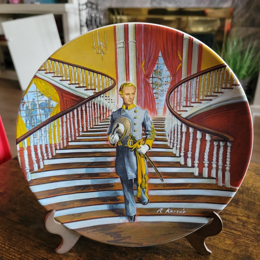 Decorative Gone With The Eind Plate with Ashley Scene